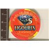 Image 2 : $5 LIGOURI'S CASINO CHIP. HENDERSON, NEVADA