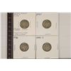 1916-S, 35, 36 & 1945-S SILVER MERCURY DIMES
