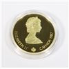 Image 2 : #1 GOLD $100 DOLLAR COIN 13.3 GRAMS  CALGARY 1988