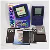 Image 1 : #10 NINTENDO GAME BOY COLOR GRAPE SYSTEM BOXED