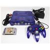 Image 1 : #12  NINTENDO 64 SYSTEM FUNTASTIC PURPLE GRAPE