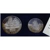 Image 2 : #32 SILVER COIN MEDAL SET OPERATION SAIL 1976 USA
