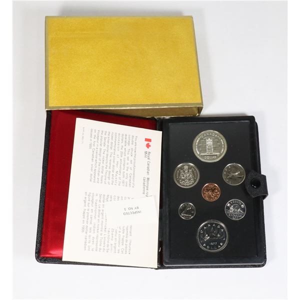 #66 1977 CANADIAN $1 DOLLAR SILVER COIN SET DOUBLE