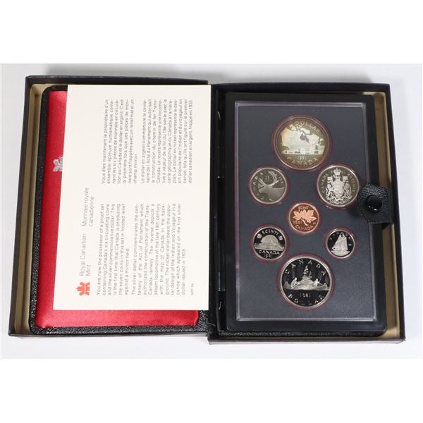 #70 1981 CANADIAN $1 DOLLAR SILVER COIN SET DOUBLE