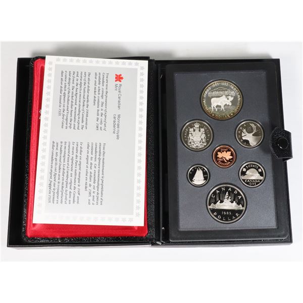 #74 1985 CANADIAN $1 DOLLAR SILVER COIN SET DOUBLE