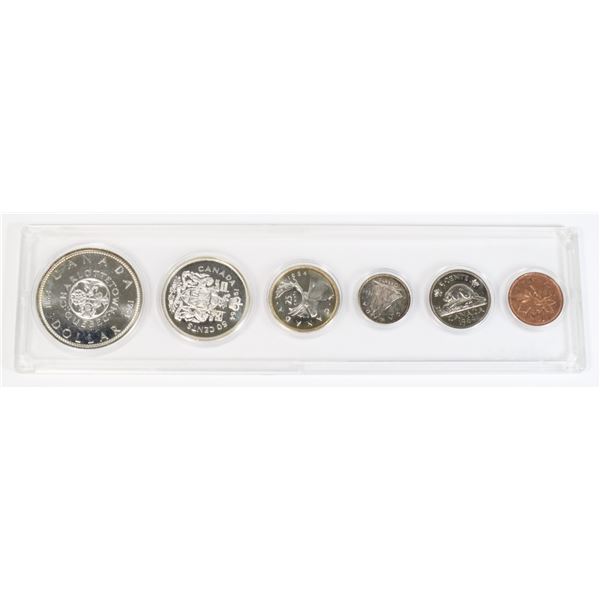 #78 1964 CANADIAN $1 DOLLAR SILVER COIN QUEBEC
