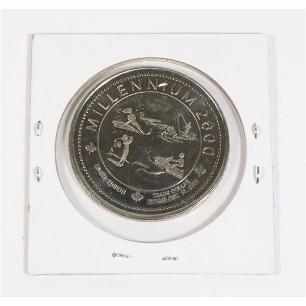 #142 CANADA MILLENNIUM 2000 TRADE DOLLAR