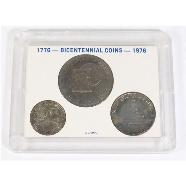 #154 UNITED STATES BICENTENNIAL COINS 1976 CASED