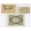 Image 2 : #158 GERMAN LOT OF 3 MARK NOTES 1914 1920 1934