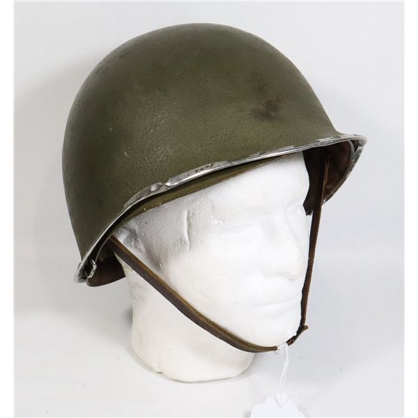 #171 WW2 FIXED BALE AMERICAN M1 HELMET INLAND