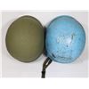 Image 2 : #174 COLD WAR BLUE PAINTED M1 AMERICAN M1 HELMET