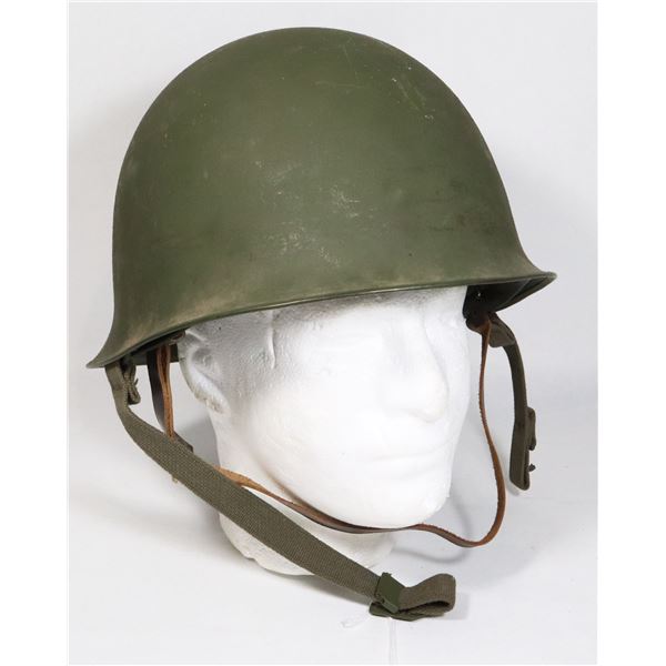 #175 FRENCH  M51 HELMET 1962 DATE+ LINER COLD WAR