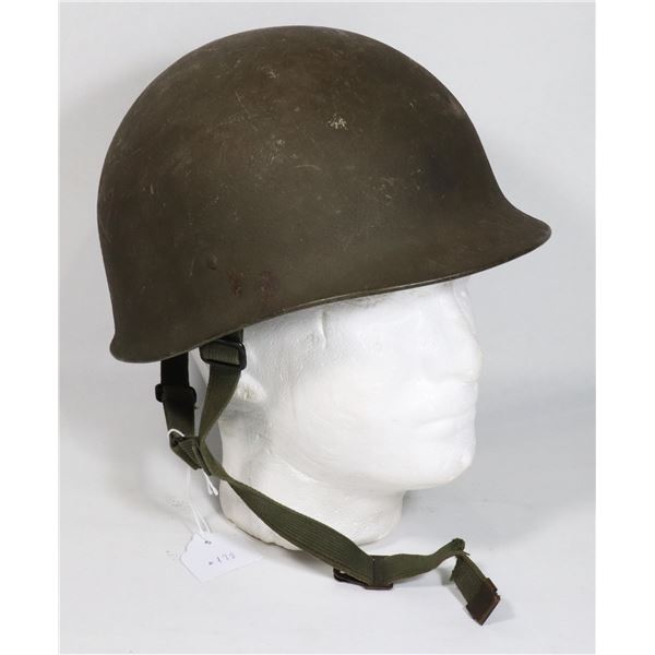 #178 COLD WAR GERMAN ARMY COMBAT HELMET NAMED