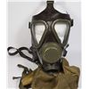 Image 2 : #187 COLD WAR GERMAN GAS MASK W/ BAG AUER MADE