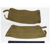 Image 1 : #216 PAIR WEB GEAR GAITERS KHAKI