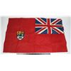 Image 2 : #223 WW2 CANADA PATRIOTIC FLAG 15 X 23 RED ENSIGN