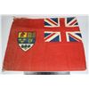 Image 2 : #224 WW2 CANADA PATRIOTIC FLAG 17 X 23 RED ENSIGN