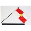 Image 1 : #226 MODERN CANADIAN MILITARY FLAG ON STICK SMALL