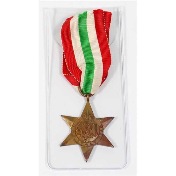 WW2 CANADIAN BRITISH MEDAL THE ITALY STAR