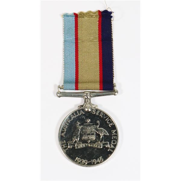 #238 WW2 AUSTRALIAN SERVICE MEDAL 1939-1945 NAME