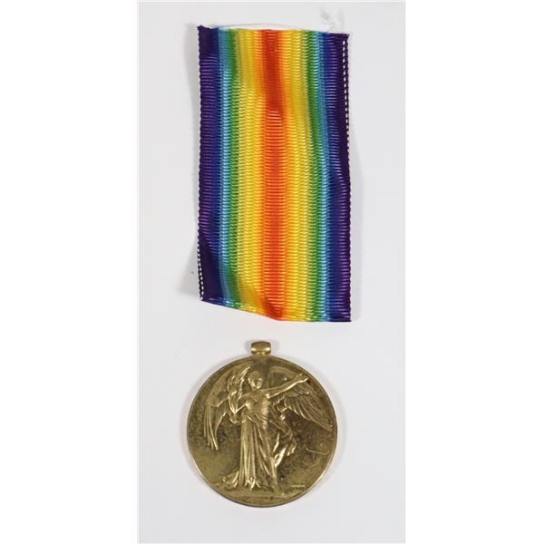 #241 WW1 BRITISH VICTORY MEDAL NAMED DEVON REG