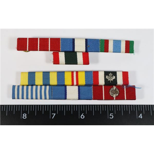 #252 CANADIAN MEDAL UN RIBBON BAR SET OF 2