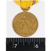 Image 2 : #262 WW2 AMERICAN DEFENSE MEDAL AMERICA MILITARY