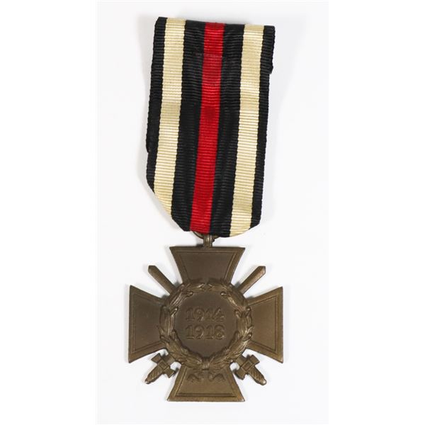 #287 WW1 GERMAN HONOR CROSS OF THE WORLD WAR