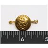 Image 1 : #343 WW2 CANADIAN ARMY BUTTON SWEETHEART PIN