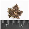 Image 1 : #353 WW1 CANADIAN COLLAR BADGE 53 CEF NORTHERN