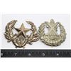 Image 1 : #371 WW2 CAP BADGE PAIR CAMERON HIGHLANDERS