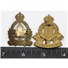 Image 1 : #377 CAP BADGE BRITISH COLUMBIA DRAGOONS + RAOC