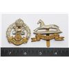 Image 1 : #382 CAP BADGE WEST YORKSHIRE + ROYAL HAMPSHIRE