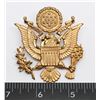 Image 1 : #383 WW2 UNITED STATES ARMY OFFICERS CAP BADGE