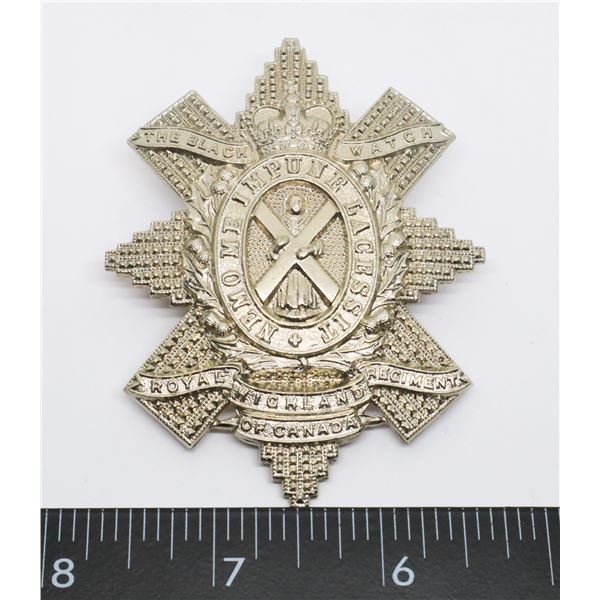 #409 ROYAL HIGHLAND REGIMENT OF CANADA CAP BADGE