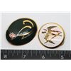 Image 1 : #421 PAIR POCKET BADGE CANADA TRAINING + RCAF AIR