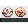 Image 1 : #422  PAIR POCKET BADGE CANADA COMMUNICATIONS