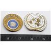 Image 1 : #425 UNITED NATIONS EMERGENCY FORCE + BERET BADGE