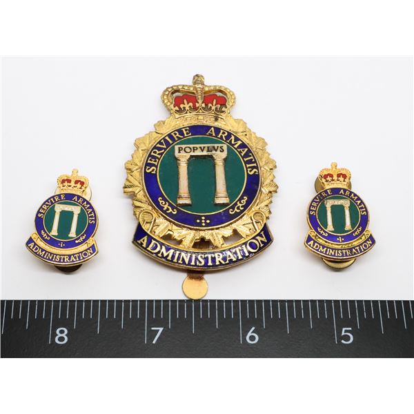 #431 CANADIAN FORCES BADGE ADMINISTRATION SET