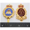 Image 1 : #437 PAIR CANADIAN FORCES BADGES TRAINING PERSONAL