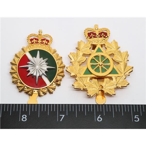 #438 PAIR CANADIAN FORCES BADGES INTELLIGENCE