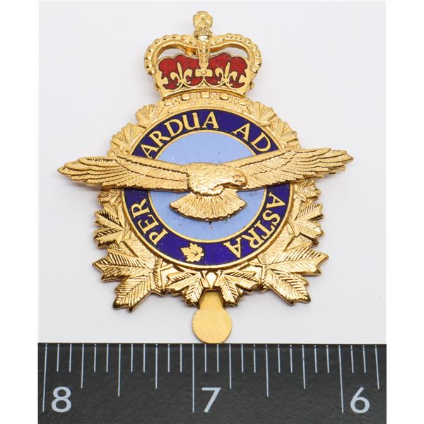 #440 ROYAL CANADIAN AIR FORCE CAP BADGE SCULLY