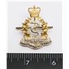 #455  OFFICERS CAP BADGE RCAMC ROYAL CANADIAN ARMY