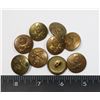 Image 1 : #468 WW2 9 RAF ROYAL AIR FORCE BUTTONS BRITISH