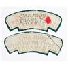 Image 2 : #491 PAIR HIGHLAND LIGHT INFANTRY CANADA CLOTH