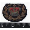 Image 1 : #500 GOLD WIRE QUEENS CROWN UNIFORM INSIGNIA QEII