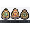 Image 1 : #525 3 CANADIAN MILITARY CLOTH INSIGNIA PHYSICAL