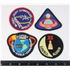 #530 4 NASA SPACE PATCHES APOLLO ALDRIN USA