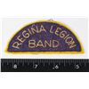 Image 1 : #531 REGINA LEGION BAND VINTAGE CLOTH INSIGNIA