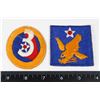 Image 1 : #567 WW2 KOREAN WAR USAF USAAF CLOTH INSIGNIA